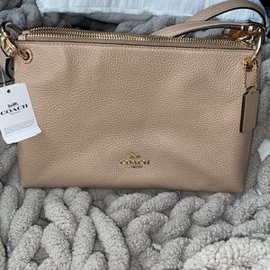 Coach pebbled leather Mia crossbody